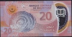 Moritanya 20 Ouguiya 2020 Çil Polimer