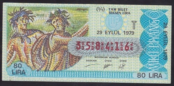 1979 29 EYLÜL TAM BİLET