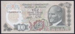 6.EMİSYON 2.TERTİP 100 LİRA G54 609479 ÇÇT +