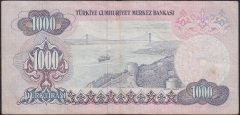 6.EMİSYON 1.TERTİP 1000 LİRA A37 175651 ÇOK TEMİZ