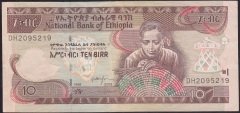 ETİYOPYA 10 BIRR 2006 ÇOK ÇOK TEMİZ + eski para mezat