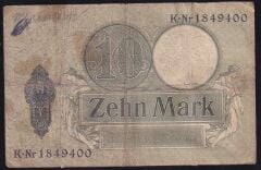 Almanya 10 Mark 1906 Çok Temiz