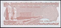 6.Emisyon 4.Tertip 20 Lira I74 834947 Çok Çok Temiz+