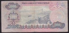 6.EMİSYON 1.TERTİP 1000 LİRA A36 192494 ÇOK TEMİZ