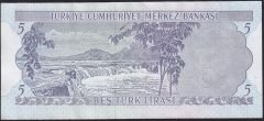 6.Emisyon 2.Tertip 5 Lira J81 340971 Ççt Çilaltı