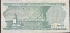 6.Emisyon 2.Tertip 10 Lira J72 227714 Çok Temiz+
