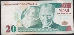 8.Emisyon 20 YTL B84 803918 Çok Temiz