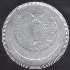 1940 YILI 1 LİRA GÜMÜŞ eski para