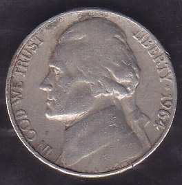 Amerika 5 Cent 1964