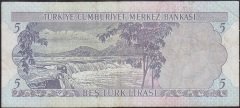 6.Emisyon 2.Tertip 5 Lira G68 145365 Çok Temiz +