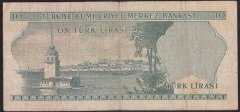 6.EMİSYON 1.TERTİP 10 LİRA C31 401506 TEMİZ