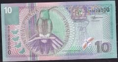 Suriname 10 Gulden 2000 Çilaltı Çil ( 000 )