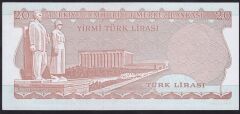 6.Emisyon 4.Tertip 20 Lira I66 123937 Çilaltı
