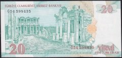 8.Emisyon 20 YTL G54 598435 Çil