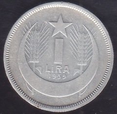 1939 YILI 1 LİRA GÜMÜŞ