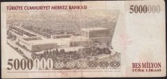 7.Emisyon 5 000 000 Lira G81 722475 Çok Temiz