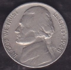Amerika 5 Cent 1948