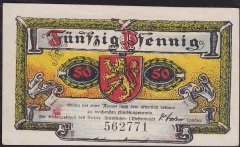 ALMANYA 50 PFENNİNG NOTGELD 1921 ÇİL