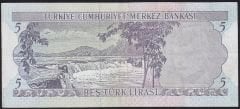 6.Emisyon 2.Tertip 5 Lira J14 164401 Çok Temiz+