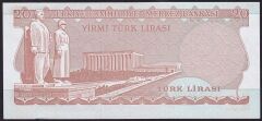 6.Emisyon 4.Tertip 20 Lira I63 643733 Çok Çok Temiz+