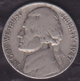Amerika 5 Cent 1947