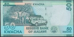 Malawi 50 Kwacha 2016 ÇİL Pick 64c