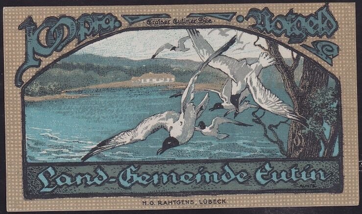 Almanya 100 Pfennig Notgeld 1920 Çilaltı Çil