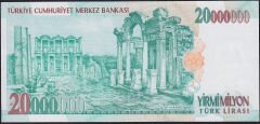 7.Emisyon 20000000 Lira A28 476969 Çilaltı Çil