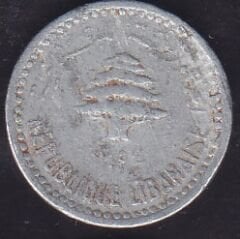 Lübnan 5 Piastre 1954