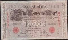 Almanya 1000 Mark 1910 Çok Temiz