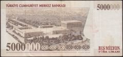 7.Emisyon 5 000 000 Lira G76 506116 Çok Temiz