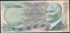 6.Emisyon 2.Tertip 10 Lira I30 120395 Çilaltı