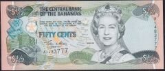 Bahamas 1/2 Dolar 2001 Çil Pick 68 ( 777 )