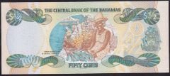 Bahamas 1/2 Dolar 2001 Çil Pick 68 ( 777 )