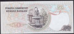 6.Emisyon 2.Tertip 50 Lira I54 057828 Çil
