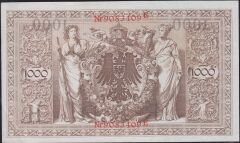 Almanya 1000 Mark 1910 Çilaltı Çil