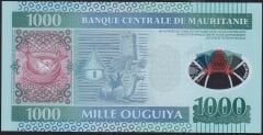 Moritanya 1000 Ouguiya 2014 Çil Polymer