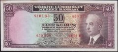 2.Emisyon 50 Kuruş B3 450278 Çil