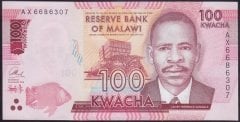 Malawi 100 Kwacha 2016 ÇİL Pick 65