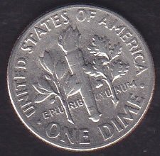 AMERİKA 1 DIME 1976 D