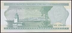 6.Emisyon 2.Tertip 10 Lira I10 375566 Çilaltı Çil