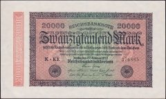 Almanya 20000 Mark 1923 Çilaltı Çil