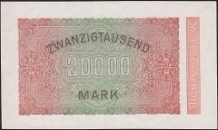 Almanya 20000 Mark 1923 Çilaltı Çil