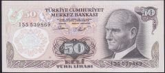 6.Emisyon 2.Tertip 50 Lira I55 539869 Çilaltı