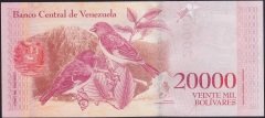 VENEZUELA 20000 BOLİVARES 2016 ÇİL