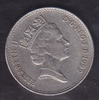 İNGİLTERE 10 PENCE 1992