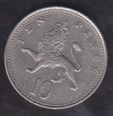 İNGİLTERE 10 PENCE 1992