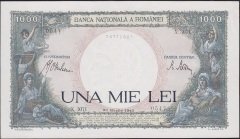Romanya 1000 Lei 1943 Çilaltı Çil Pick 52