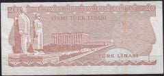 6.Emisyon 4.Tertip 20 Lira I60 511494 Çok Temiz+