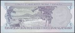6.Emisyon 2.Tertip 5 Lira G51 311578 Çilaltı